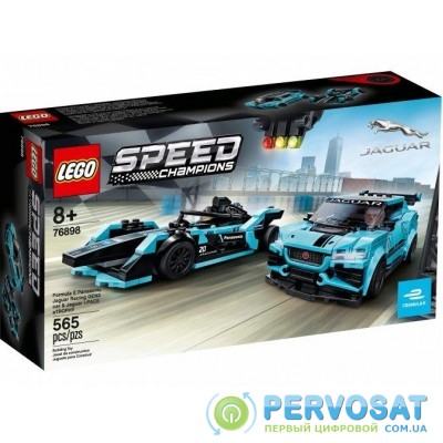LEGO Конструктор Speed Champions Formula E Panasonic Jaguar Racing GEN2&amp;Jaguar I-PACE TROPHY