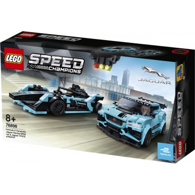 LEGO Конструктор Speed Champions Formula E Panasonic Jaguar Racing GEN2&amp;Jaguar I-PACE TROPHY