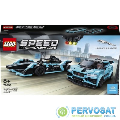 LEGO Конструктор Speed Champions Formula E Panasonic Jaguar Racing GEN2&amp;Jaguar I-PACE TROPHY