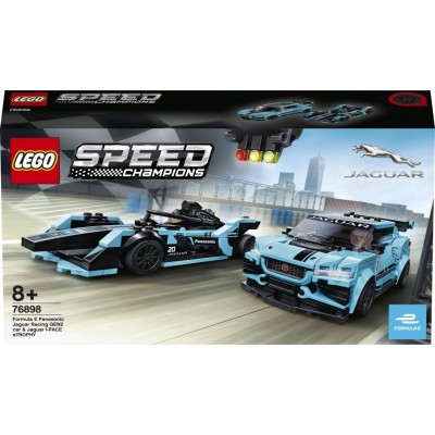 LEGO Конструктор Speed Champions Formula E Panasonic Jaguar Racing GEN2&amp;Jaguar I-PACE TROPHY