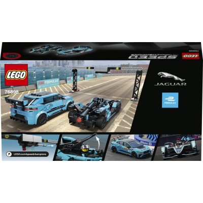 LEGO Конструктор Speed Champions Formula E Panasonic Jaguar Racing GEN2&amp;Jaguar I-PACE TROPHY