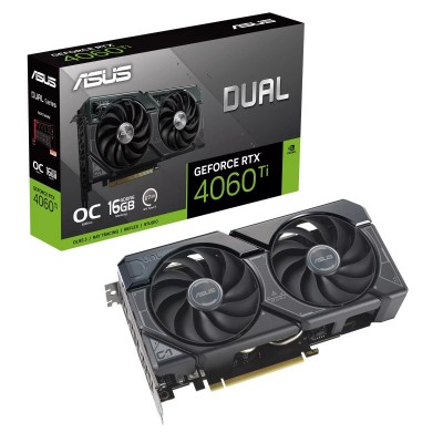 Відеокарта ASUS GeForce RTX 4060 Ti 16GB GDDR6X DUAL OC DUAL-RTX4060TI-O16G