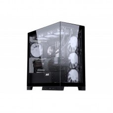 Корпус 2E GAMING Fantom GK701B без БЖ 2xUSB3.0, 1xUSBType-C, 4x120мм ARGB, VGA 400мм, LCS ready, контролер з пультом, TG Side/Front Panel, mATX, чорний Корпус 2E GAMING Fantom GK701B без БЖ 2xUSB3.0, 1xUSBType-C, 4x120мм ARGB, VGA 400мм, LCS ready, контролер з пультом, TG Side/Front Panel, mATX, чорний