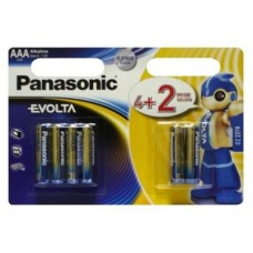 Батарейка PANASONIC AAA LR03 Evolta * 6(4+2) (LR03EGE/6B2F) Батарейка PANASONIC AAA LR03 Evolta * 6(4+2) (LR03EGE/6B2F)