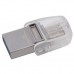 USB флеш накопитель Kingston 128GB DataTraveler microDuo 3C USB 3.0/Type C (DTDUO3C/128GB)