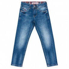 Штани дитячі A-Yugi завужені з потертостями (2698-128B-blue) Штани дитячі A-Yugi завужені з потертостями (2698-128B-blue)