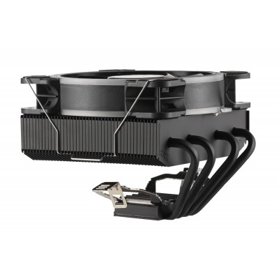 Процесорний кулер 2E Gaming Air Cool AC120T4-RGB, LGA1700, 2011, 1366, 1200, 115X, 775, AM5, AM4, AM3, AM3+, AM2, AM2+, FM2, FM1, 4pin PWM, TDP 130W