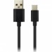 Дата кабель USB 2.0 AM to Type-C 1.8m 1A black Canyon (CNE-USBC2B)