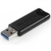 USB флеш накопитель Verbatim 16GB PinStripe Black USB 3.0 (49316)