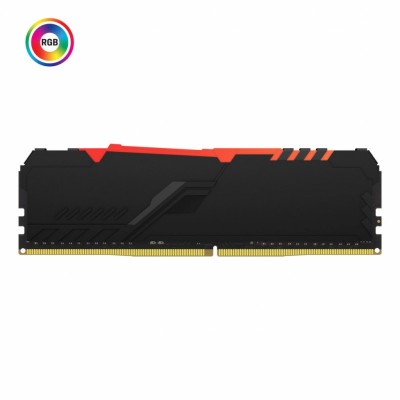 Модуль пам'яті для комп'ютера DDR4 32GB (2x8GB) 3600 MHz Fury Beast RGB Kingston Fury (ex.HyperX) (KF436C18BBAK2/32)
