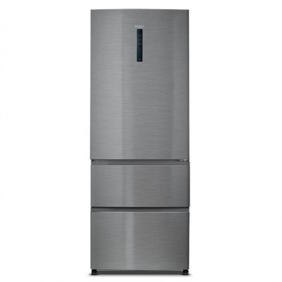 Холодильник Haier багатодверний, 190x70х67.6, холод.відд.-307л, мороз.відд.-129л, 3дв., А++, NF, інв., дисплей, зона св-ті, нерж