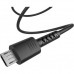 Дата кабель USB 2.0 AM to Micro 5P 1.0m Soft black Pixus (4897058530926)
