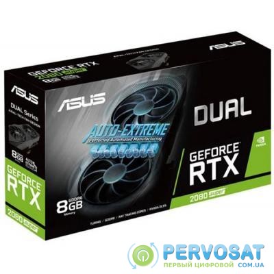 Видеокарта ASUS GeForce RTX2080 SUPER 8192Mb DUAL EVO (DUAL-RTX2080S-8G-EVO-V2)