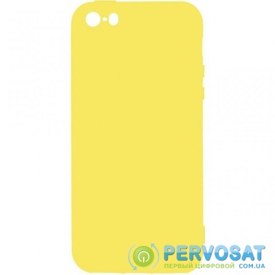 Чехол для моб. телефона TOTO 1mm Matt TPU Case Apple iPhone SE/5s/5 Yellow (F_93842)