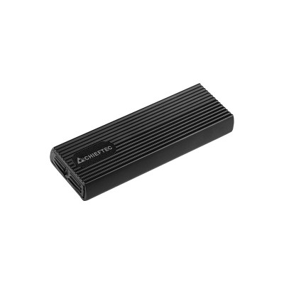 Портативний корпус до SSD CHIEFTEC CEB-M2C-TL PCIe NVMe/SATA M.2 2230/2242/2260/2280 USB3.2 Gen2 Type-C Tool-Less Aluminum