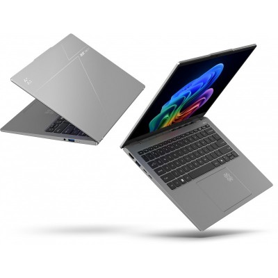 Ноутбук Acer Swift Go 14 SFG14-64 14" WUXGA OLED, AMD R5-340, 16GB, F512GB, UMA, Win11, сріблястий