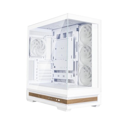 Корпус Zalman P40 NAMU без БЖ, 2xUSB3.0, 1x Type C, 3x120мм ARGB Reverse,  1x120мм ARGB, VGA 420мм, LCS ready, TG Side/Front Panel, ATX, білий