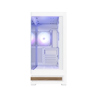 Корпус Zalman P40 NAMU без БЖ, 2xUSB3.0, 1x Type C, 3x120мм ARGB Reverse,  1x120мм ARGB, VGA 420мм, LCS ready, TG Side/Front Panel, ATX, білий