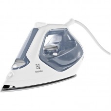 Праска Electrolux, 2300Вт, 370мл, паровий удар, керам. підошва, біло-синій Праска Electrolux, 2300Вт, 370мл, паровий удар, керам. підошва, біло-синій