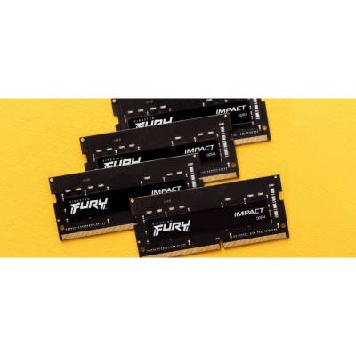 Пам'ять для ноутбука Kingston DDR4 2666 16GB KIT (8GBx2) SO-DIMM FURY Impact