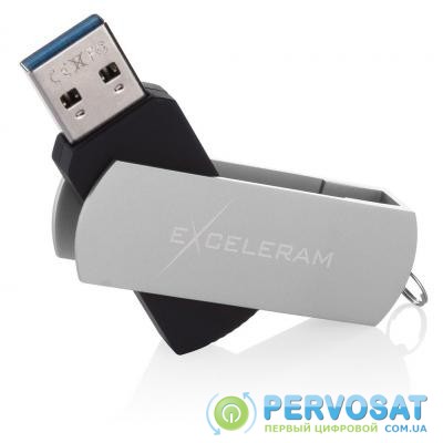 USB флеш накопитель eXceleram 64GB P2 Series Silver/Black USB 3.1 Gen 1 (EXP2U3SIB64)