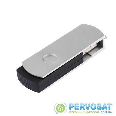 USB флеш накопитель eXceleram 64GB P2 Series Silver/Black USB 3.1 Gen 1 (EXP2U3SIB64)