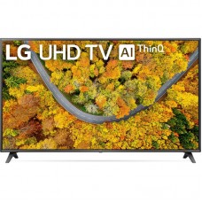 Телевiзор 75" LED 4K LG 75UP75006LC Smart, WebOS, Голубий