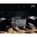 Холодильник Electrolux вбуд. для вина, 82x30х57, полок - 6, зон - 1, бут-20, ST, чорний+нерж