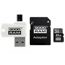 Карта пам'яті GOODRAM 32GB microSDHC class 10 UHS-I (M1A4-0320R12) Карта пам'яті GOODRAM 32GB microSDHC class 10 UHS-I (M1A4-0320R12)