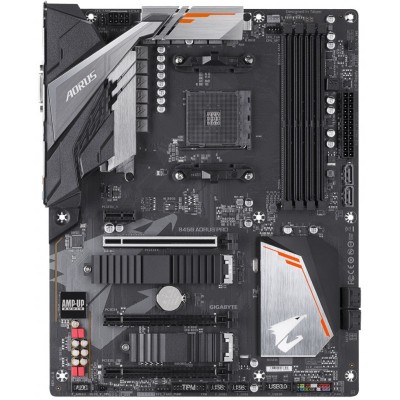 Материнська плата GIGABYTE B450_AORUS_PRO sAM4 B450 4xDDR4 HDMI-DVI ATX