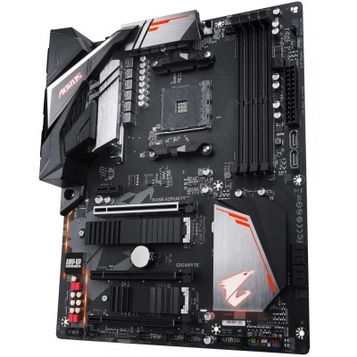 Материнська плата GIGABYTE B450_AORUS_PRO sAM4 B450 4xDDR4 HDMI-DVI ATX