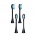 Насадки для зубних щіток Beurer SC 30/50 Premium Whiten, для відбілювання, 4 шт в комплекті, чорні
