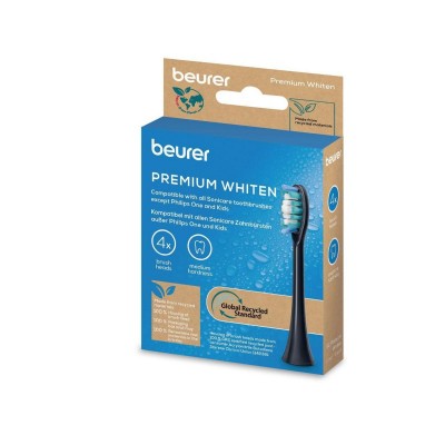 Насадки для зубних щіток Beurer SC 30/50 Premium Whiten, для відбілювання, 4 шт в комплекті, чорні