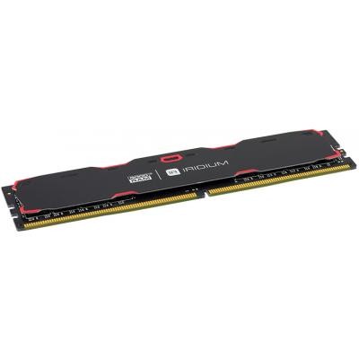 Модуль памяти для компьютера DDR4 8GB 2400 MHz Iridium Black GOODRAM (IR-2400D464L15S/8G)