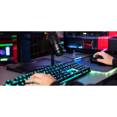 Мікрофон геймінговий HyperX SoloCast, Bi, USB-A, 2м, NGenuity, чорний