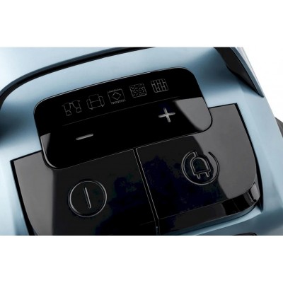 Пилосос Gorenje мішковий, 800Вт, 3л, вага-7.6кг, HEPA, індикатор, телескоп, сенсорне упр, сіро-зелений
