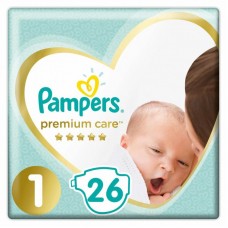 Підгузок Pampers Premium Care Розмір 1 (2-5 кг) 26 шт (8001841104614) Підгузок Pampers Premium Care Розмір 1 (2-5 кг) 26 шт (8001841104614)