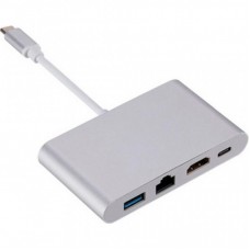 Концентратор Dynamode USB3.1 Type-C to 1хHDMI, 1хRJ-45, 1хUSB 3.0, 1хUSB Type-C Fe (Multiport USB 3.1 Type-C to HDMI-RJ45) Концентратор Dynamode USB3.1 Type-C to 1хHDMI, 1хRJ-45, 1хUSB 3.0, 1хUSB Type-C Fe (Multiport USB 3.1 Type-C to HDMI-RJ45)