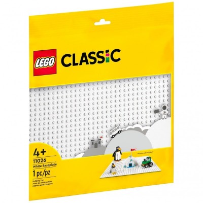 Конструктор LEGO Classic Базова пластина білого кольору