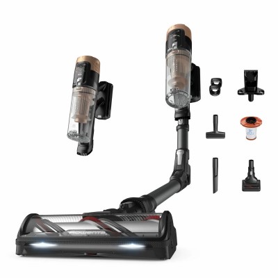 Пилосос Rowenta безпровідний X-Force Flex 14.80 Auto Animal, 240Вт, конт пил -0.65л, автон. робота до 90хв, HEF system 99,9%, чорно-золотий