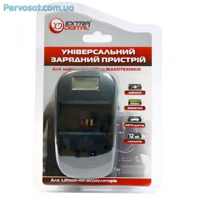 Зарядное устройство для фото EXTRADIGITAL для Canon BP-808, BP-809, BP-827 (LCD) (DV0LCD2226)