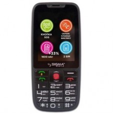 Мобільний телефон Sigma Comfort 50 Elegance 3 (1600 mAh) SIMO ASSISTANT Black (4827798233719) Мобільний телефон Sigma Comfort 50 Elegance 3 (1600 mAh) SIMO ASSISTANT Black (4827798233719)