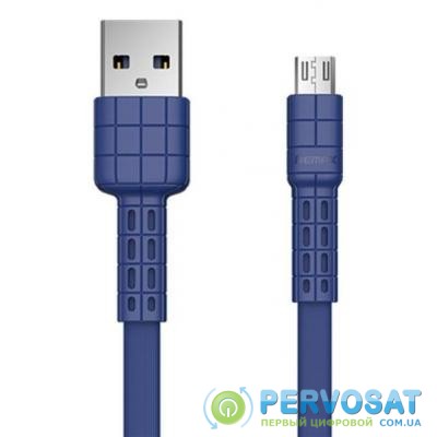 Дата кабель USB 2.0 AM to Micro 5P 1.0m Armor Series blue Remax (RC-116M-BLUE)