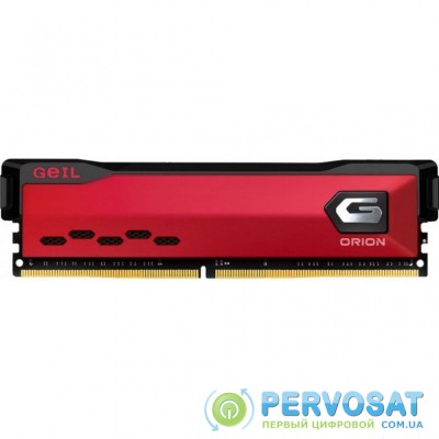 Модуль памяти для компьютера DDR4 8GB 3000 MHz Orion RED GEIL (GOR48GB3000C16ASC)