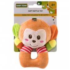 Брязкальце Baby Team м'яке Мавпочка (8501_Обезьянка) Брязкальце Baby Team м'яке Мавпочка (8501_Обезьянка)