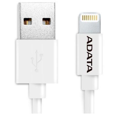 Дата кабель USB 2.0 AM to Lightning 1.0m MFI White ADATA (AMFIPL-100CM-CWH)