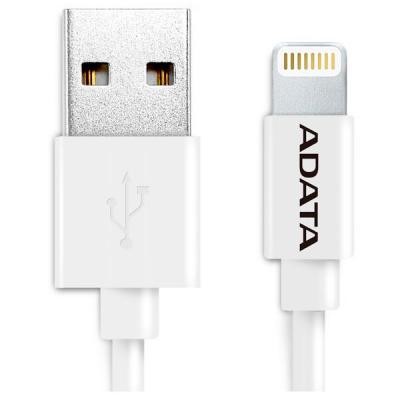 Дата кабель USB 2.0 AM to Lightning 1.0m MFI White ADATA (AMFIPL-100CM-CWH)