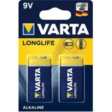 Батарейка Varta Longlife 9V 6LR61 *2 (04122101412) Батарейка Varta Longlife 9V 6LR61 *2 (04122101412)