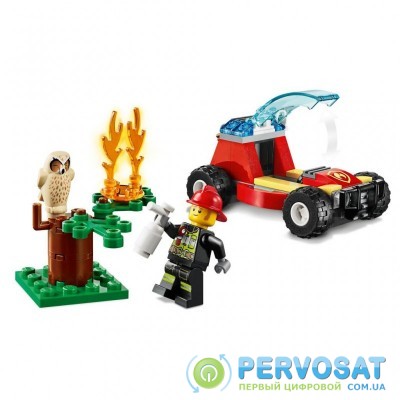 Конструктор LEGO City Fire Лесные пожарные 84 детали (60247)