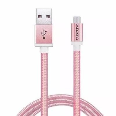 Дата кабель USB 2.0 – Micro USB 1.0m Rose Golden ADATA (AMUCAL-100CMK-CRG)